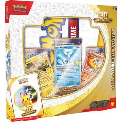 POKEMON - 30° ANNIVERSARIO - COLLEZIONE CON POSTER