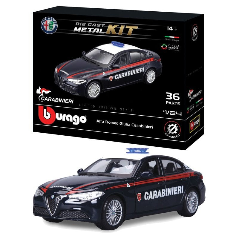 Alfa Romeo Giulia Carabinieri model kit Burago