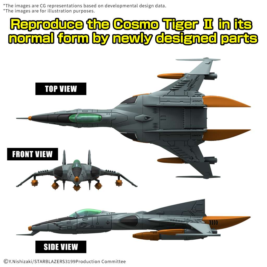 Yamato 3199 Mecha Coll Dx T1 Sf Att Craft Csm Tiger Ii Doub/Sing Set