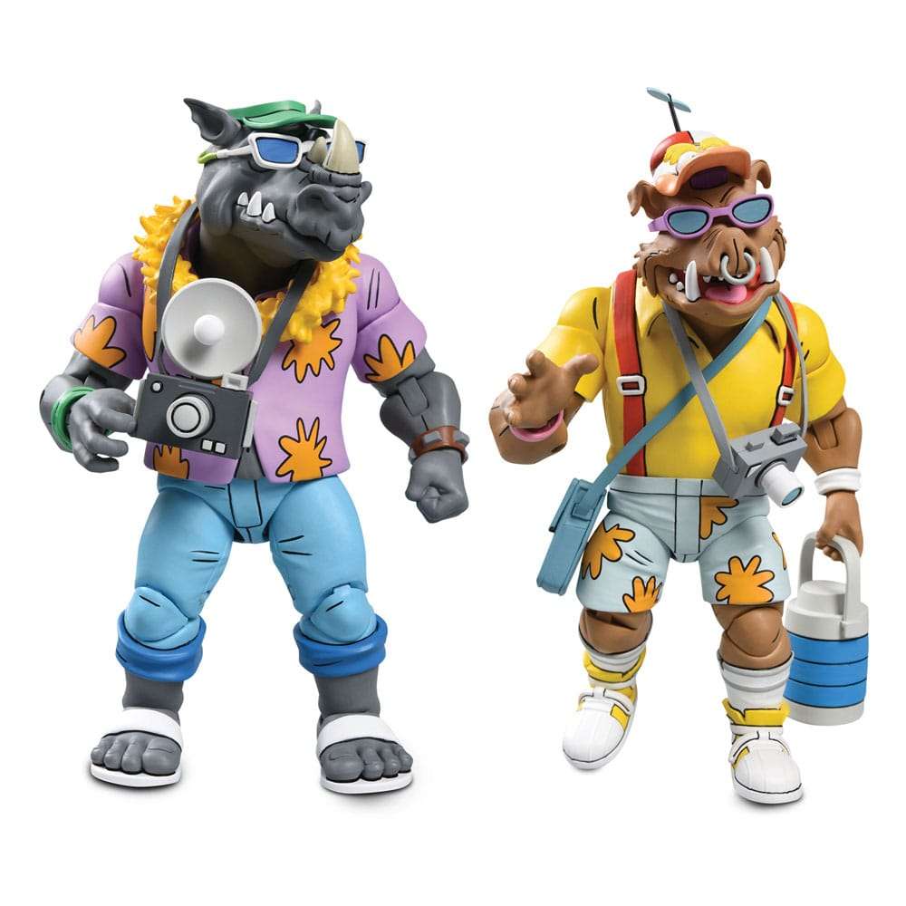 Tmnt Cartoon Vacation Bebop And Rocksteady Af 2-Pk