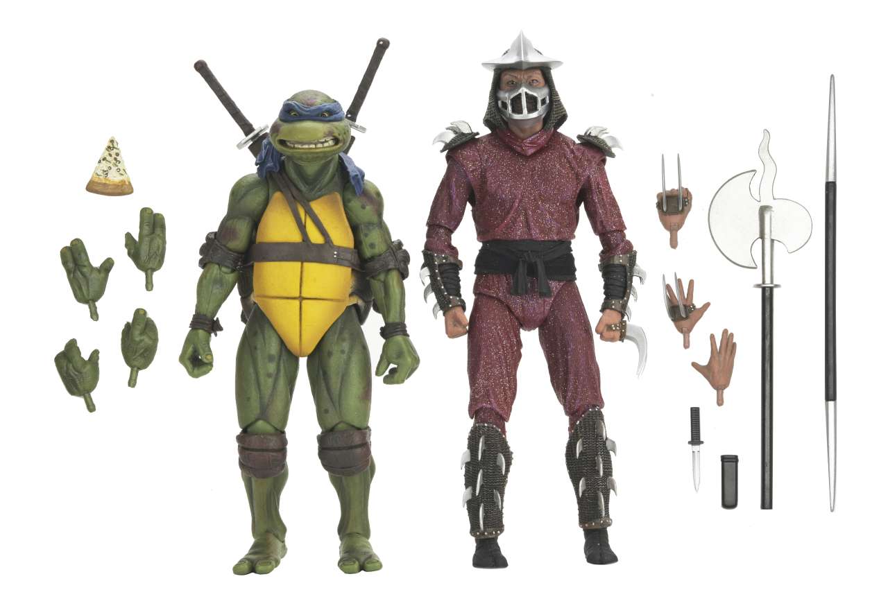 Tmnt 1990 Roof Top Battle Shredder Vs Leo 2-Pack