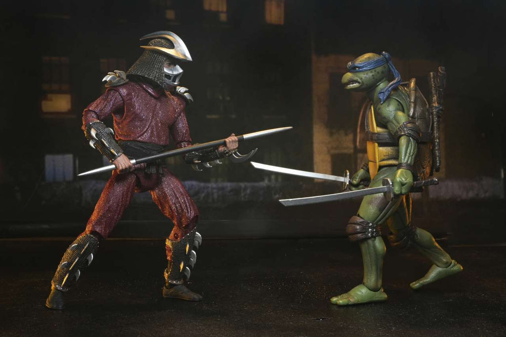 Tmnt 1990 Roof Top Battle Shredder Vs Leo 2-Pack