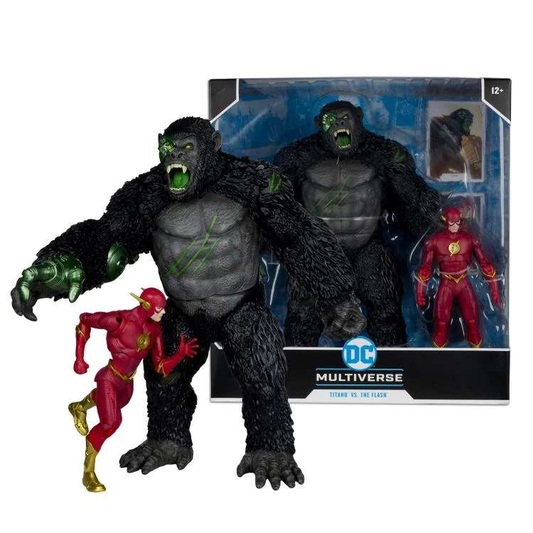 Dc Multiverse Flash Vs Titano Megafig 2pk