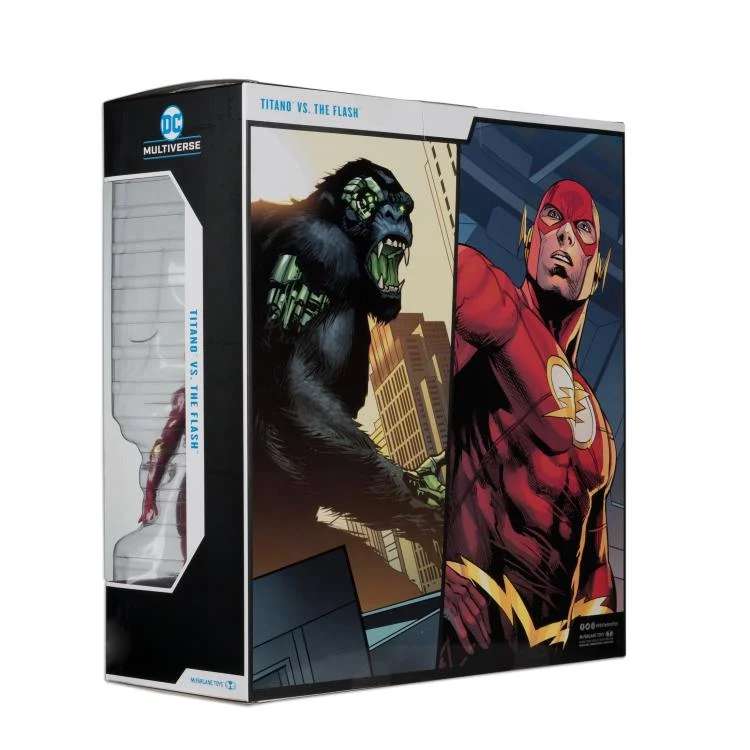 Dc Multiverse Flash Vs Titano Megafig 2pk