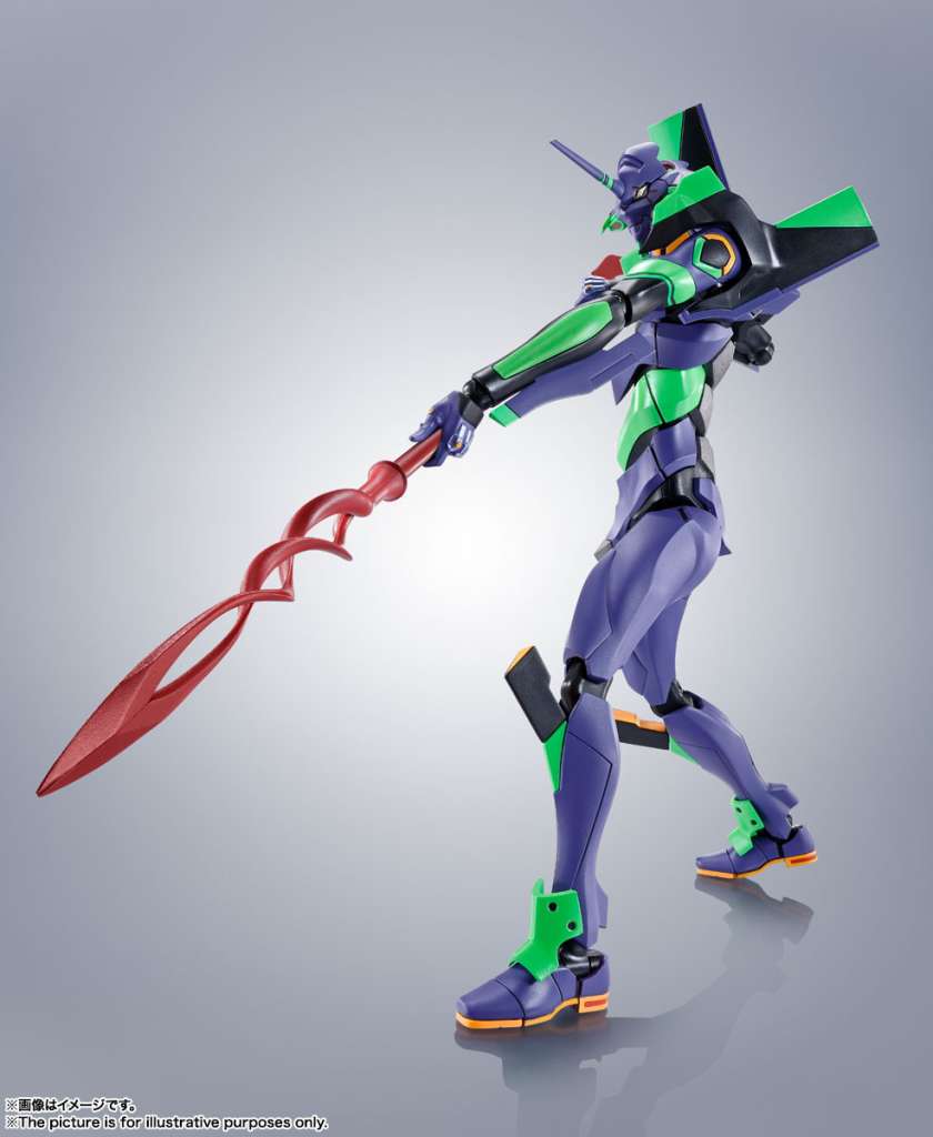 Robot Spirits Side Eva Test Type-01 + Spear Of Cassius New Color Af