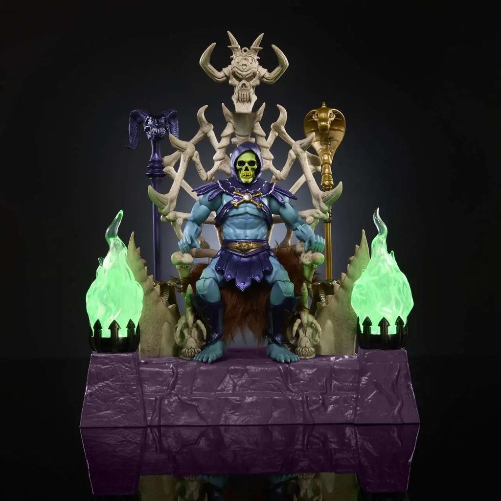 Masters of the Universe: New Eternia Masterverse Action Figure Skeletor & Throne