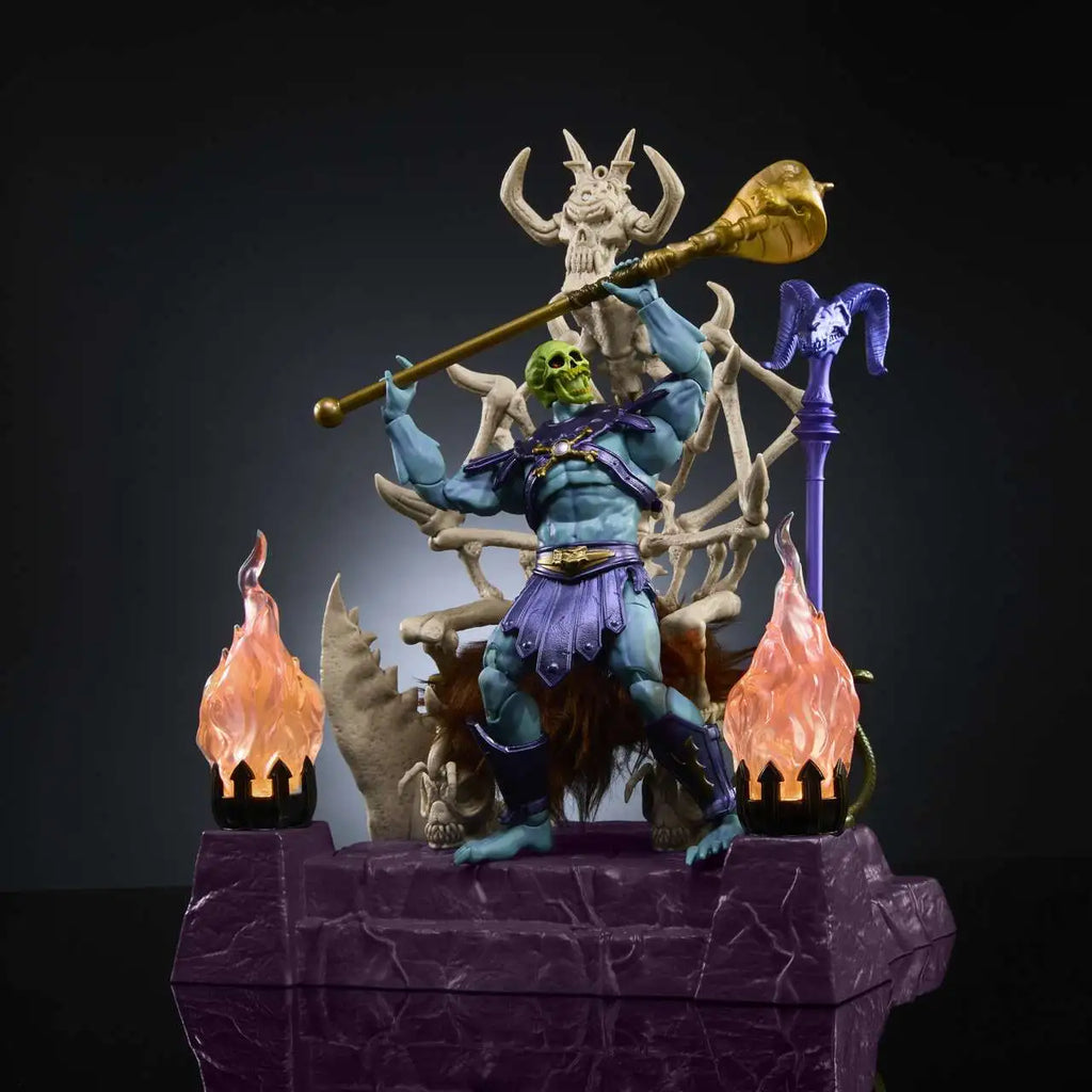 Masters of the Universe: New Eternia Masterverse Action Figure Skeletor & Throne