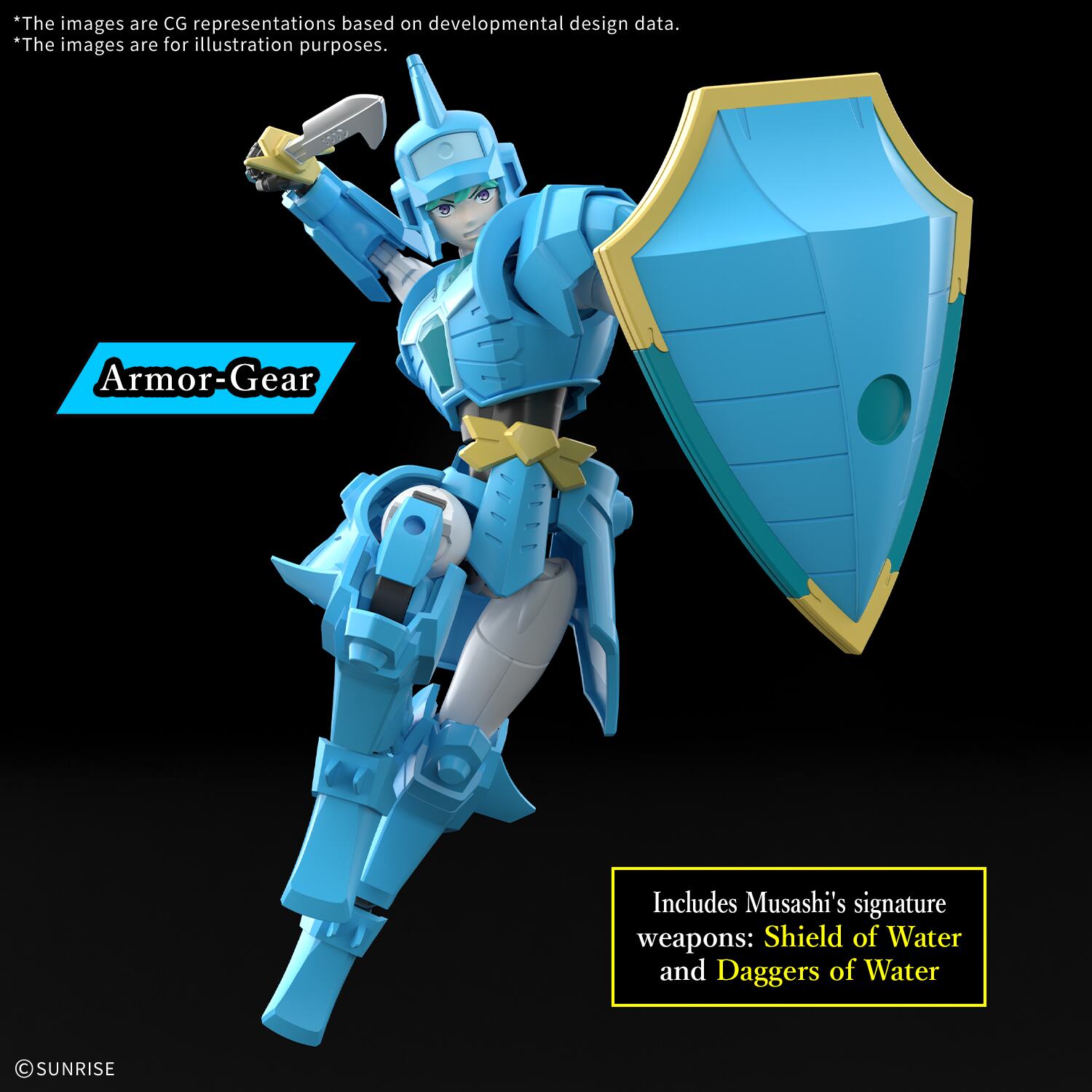 30mf Yoroi-shinden Samurai Troopers Musashi Of The Water