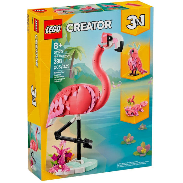 LEGO Creator 31170 Animali Selvatici: Fenicottero Rosa