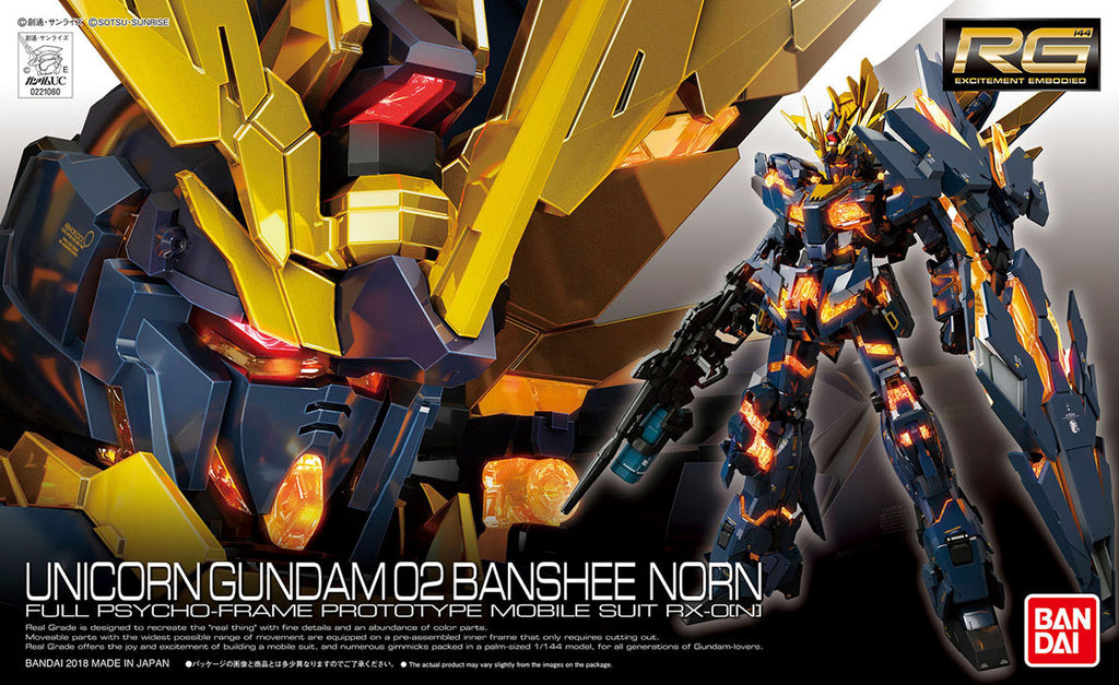 Gundam unicorn Banshee Norn RG Bandai
