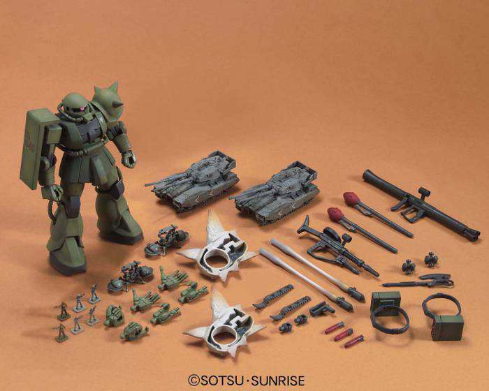 MS-06 Zaku Ground Attack Set HGUC