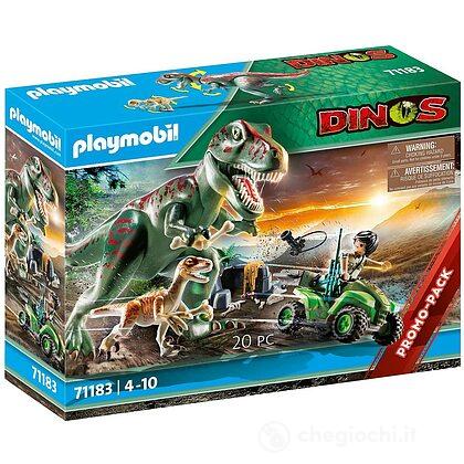 PLAYMOBIL 71183 Esploratore con Quad e Tirannosauro