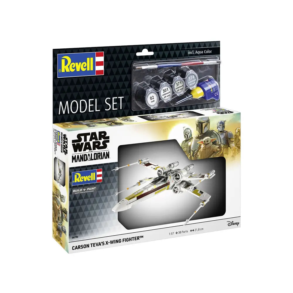 Star Wars Model Kit with basic accessories 1/57 Carson Teva's X-Wing Fighter