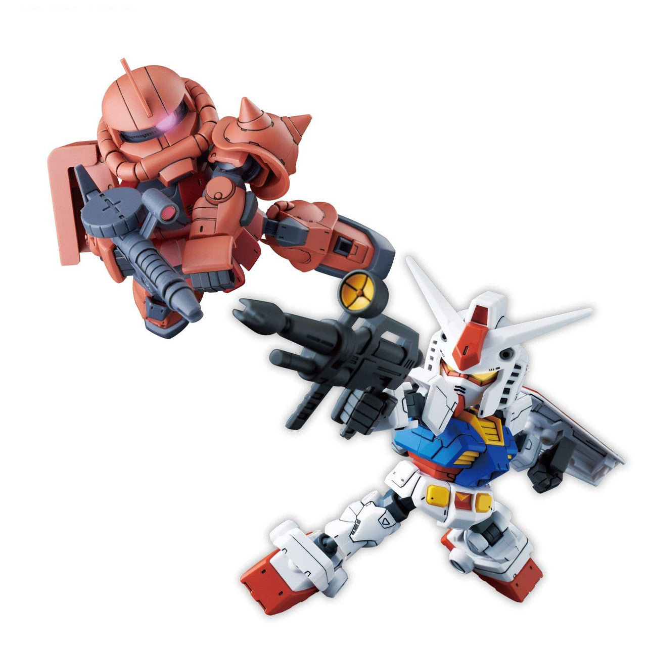 SD Cross Silhouette RX-78-2 & Zaku s set