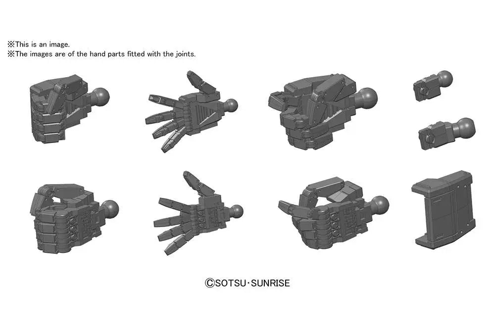 Builders Parts Hd Hand 01 Efsf Grey