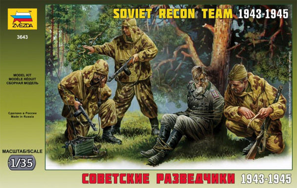 Soviet Reconnaissance Team Figure Set