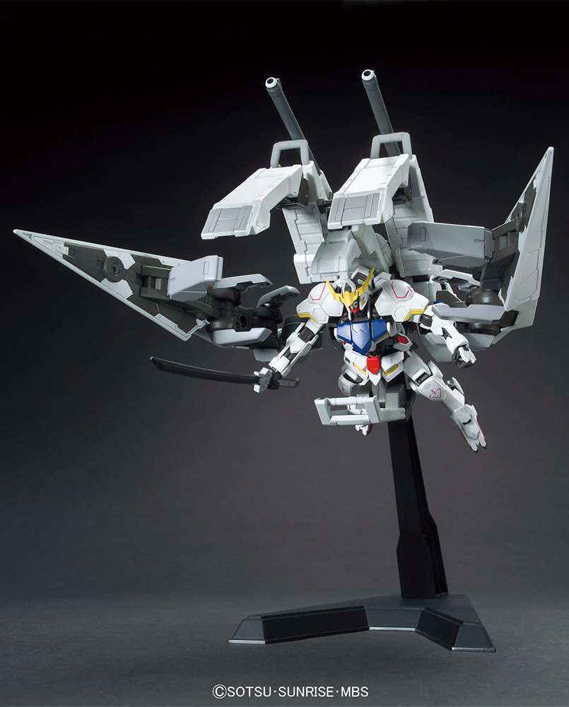 Gundam Barbatos & Long Distance Transport Booster Kutan San Model Bandai
