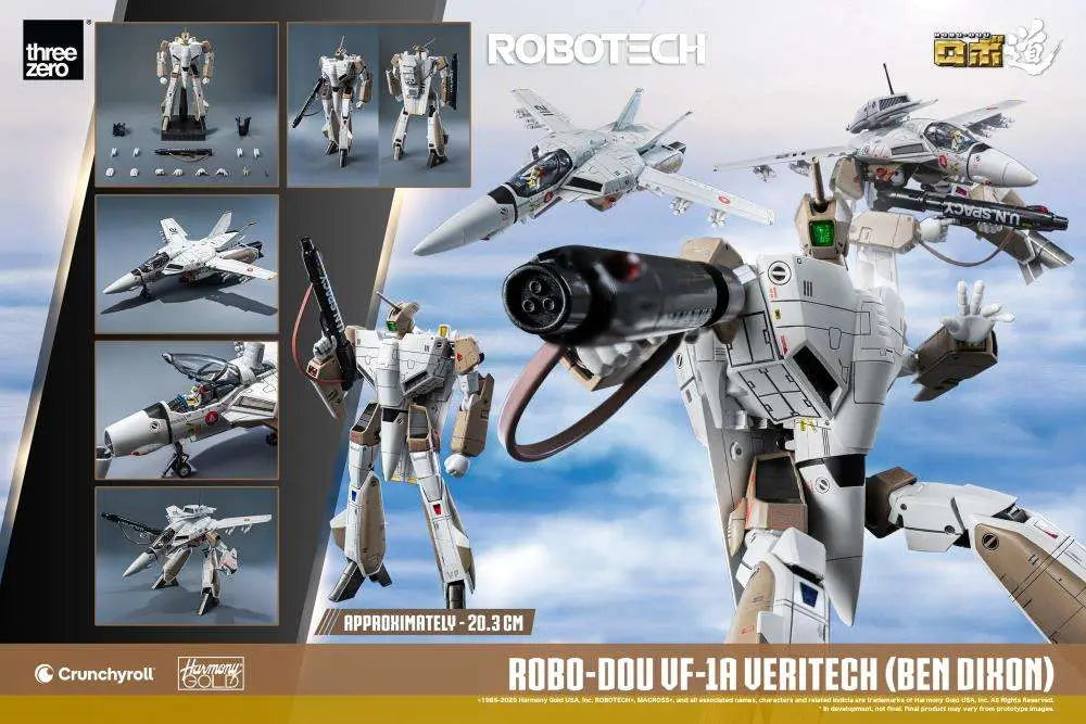 Robo-dou Robotech Vf‐1a Veritech Ben Dixon Figure