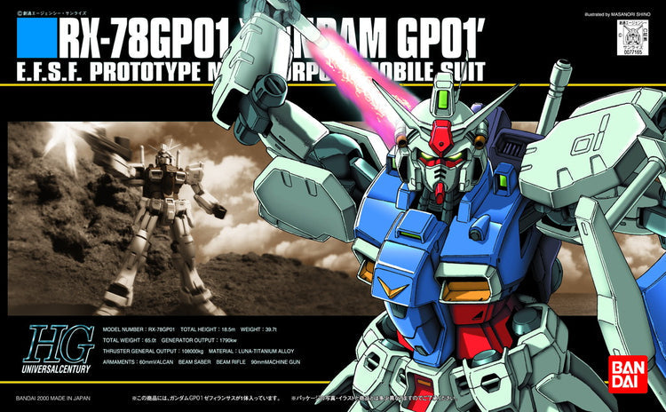 RX-78 GP01 Gundam GP01 ZEPHYRANTHES