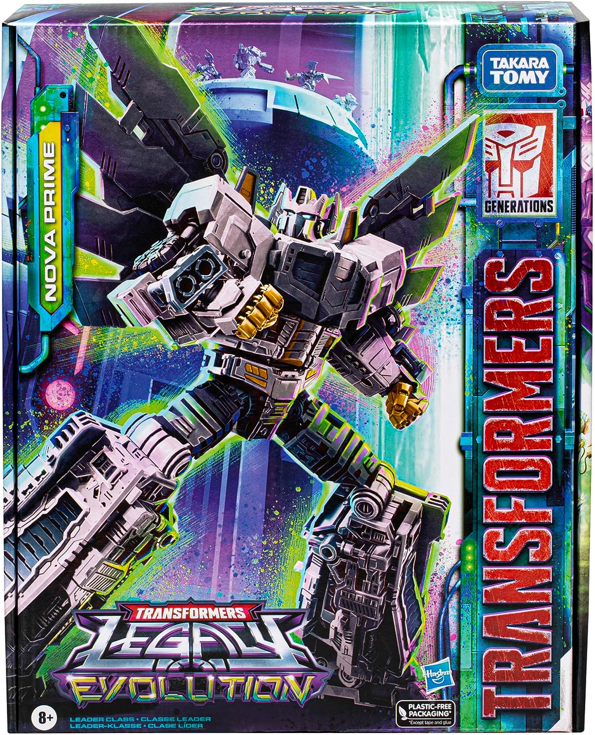 Transformers Generations Legacy Evolution Leader Class Action Figure Nova Prime