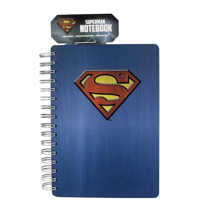 DC Comics Notebook Blue with Superman logo X1