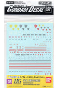 Gundam Decal for (HGUC) Zeon 3 Bandai