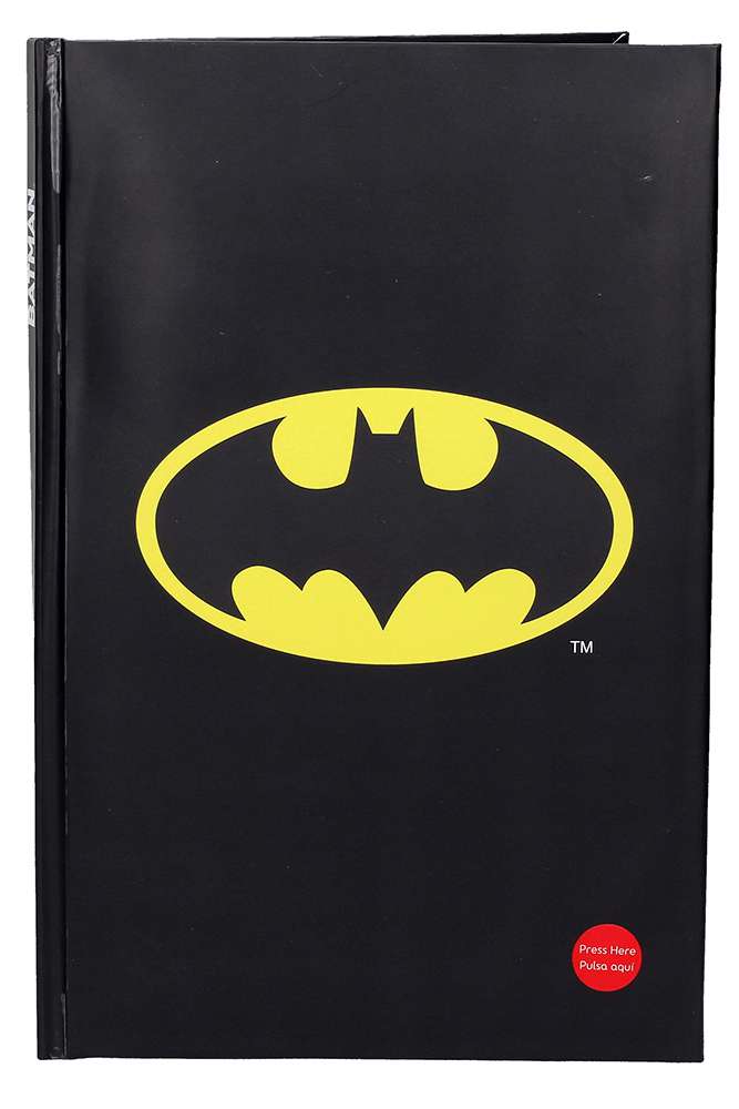 Batman big notebook with light