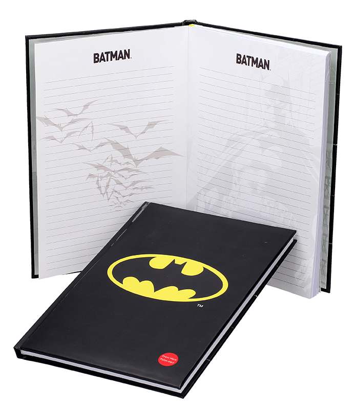 Batman big notebook with light