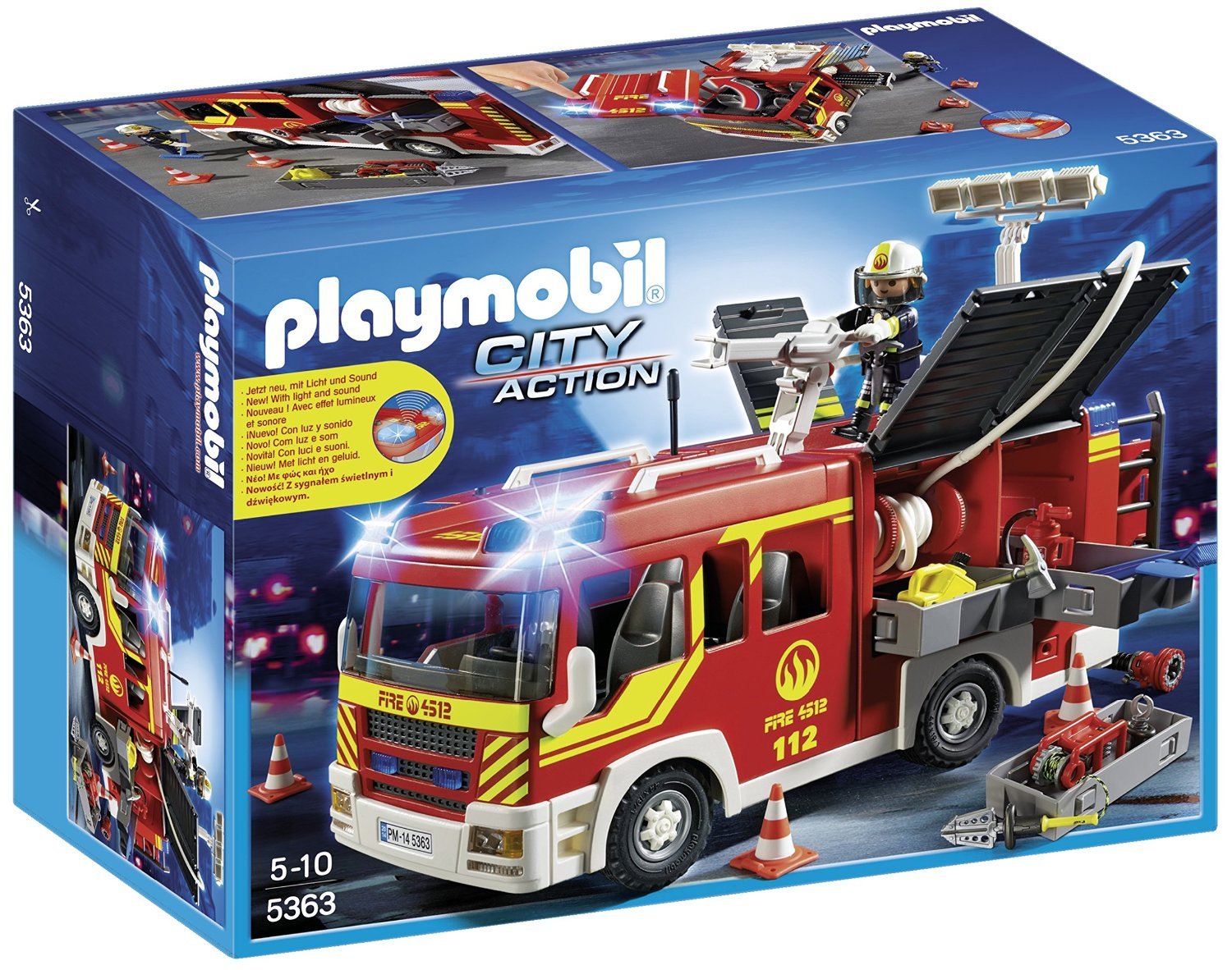 Autopompa dei vigili del fuoco Playmobil