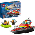 LEGO City 60373 – Barca di Soccorso Antincendio