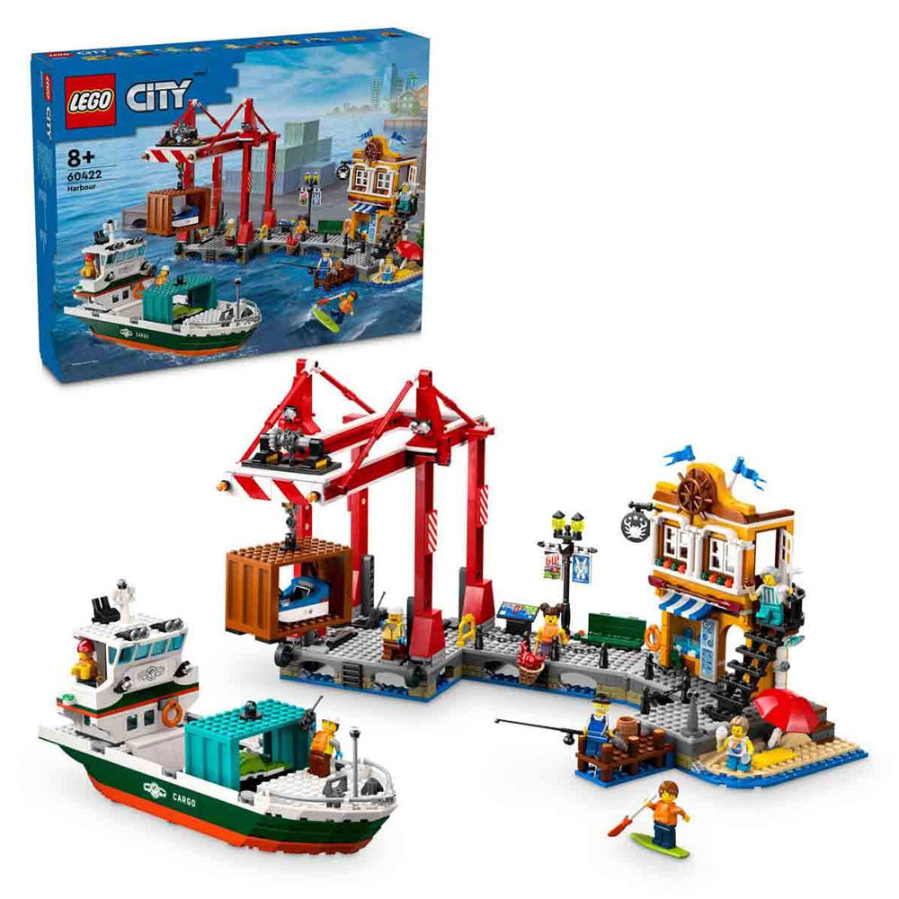 LEGO City 60422 Porto e Nave Merci