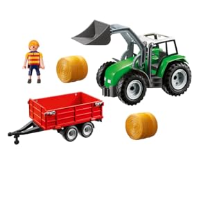 Tractor with trailer Playmobil