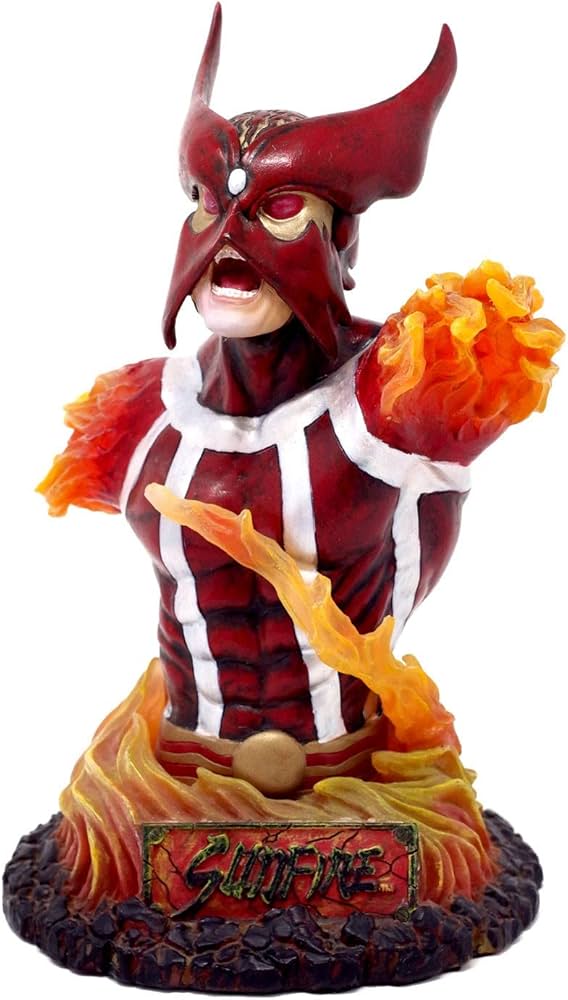 Marvel Sunfire Bust statue