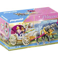 Playmobil 70499 Carrozza trainata da cavalli e coppia reale