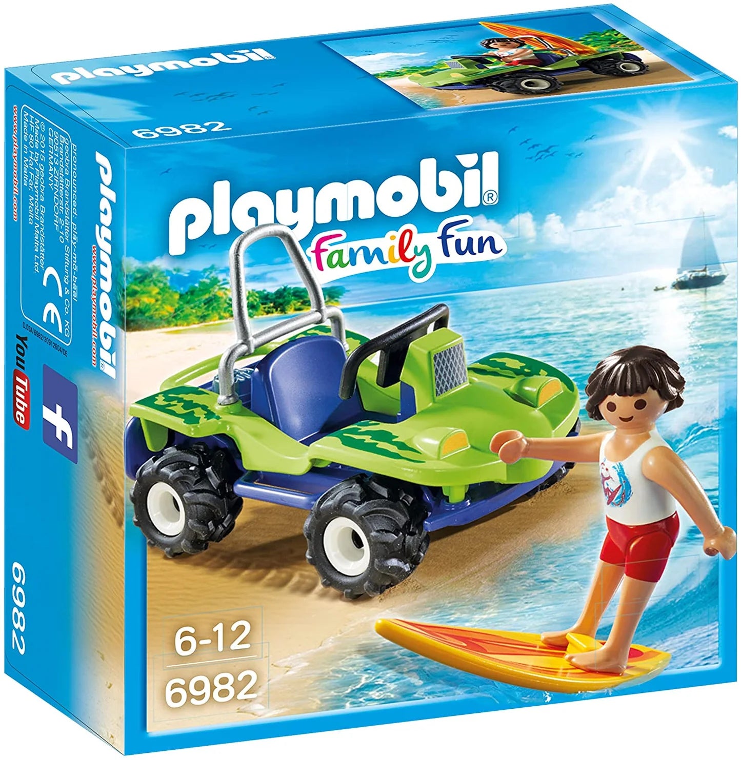 Surfista con Quad Playmobil
