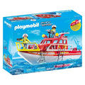 Playmobil 70147 -  Barca dei Vigili del Fuoco