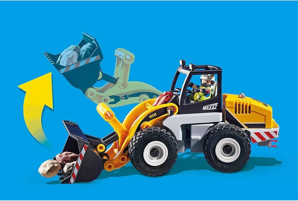 Playmobil Pala gommata con Cantiere