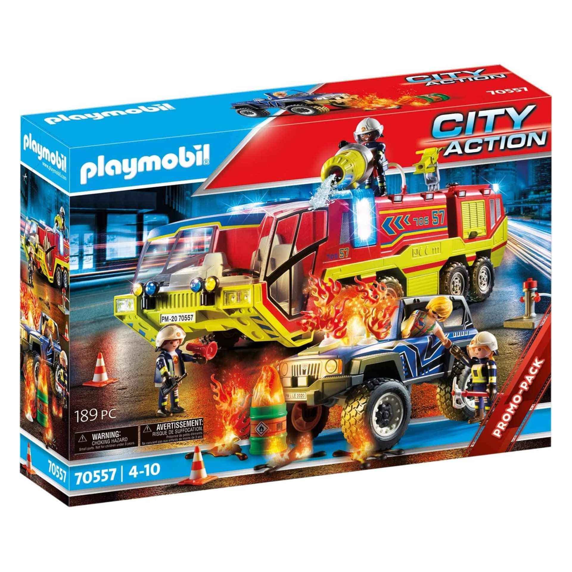 Playmobil City Action camion dei vigili del fuoco
