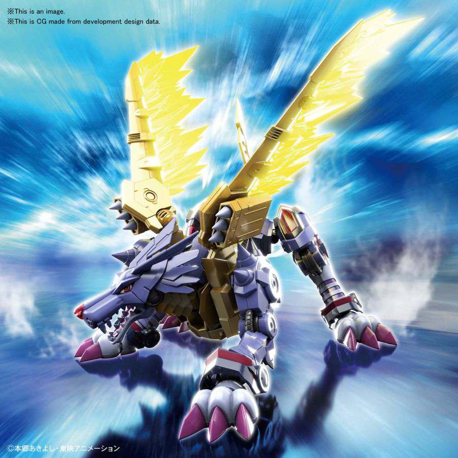 Figure Rise Digimon Metal Garurumon model kit