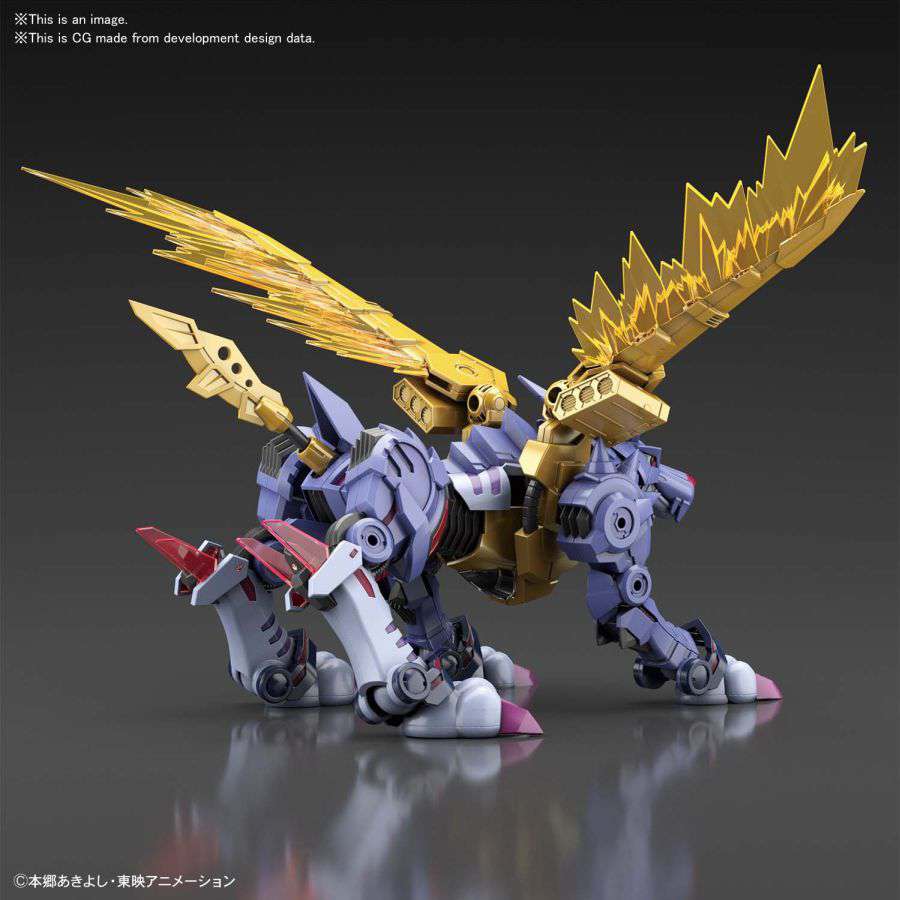 Figure Rise Digimon Metal Garurumon model kit