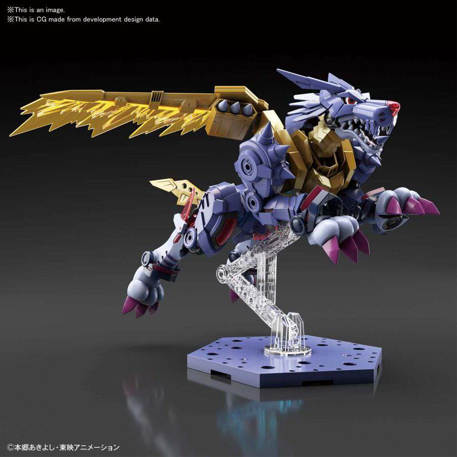 Figure Rise Digimon Metal Garurumon model kit