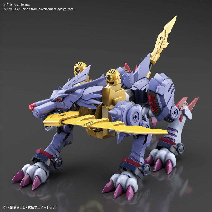 Figure Rise Digimon Metal Garurumon model kit