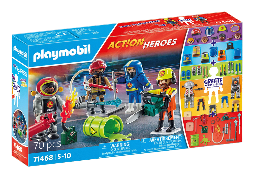 Playmobil Pompieri figures