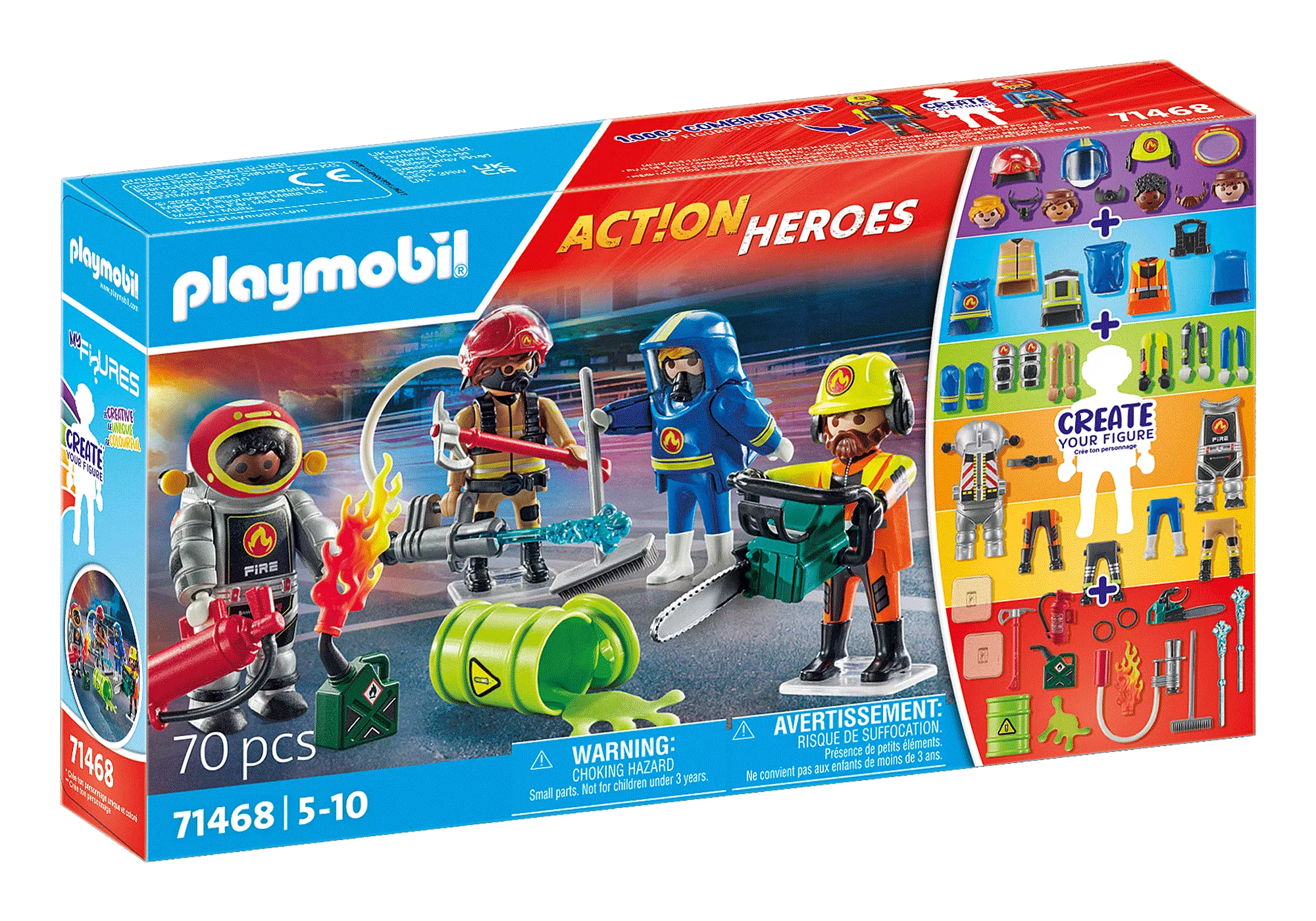 Playmobil Pompieri figures