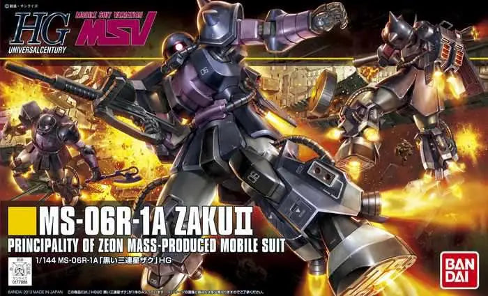 HGUC Zaku II Black T ristars MS-06R 1/144