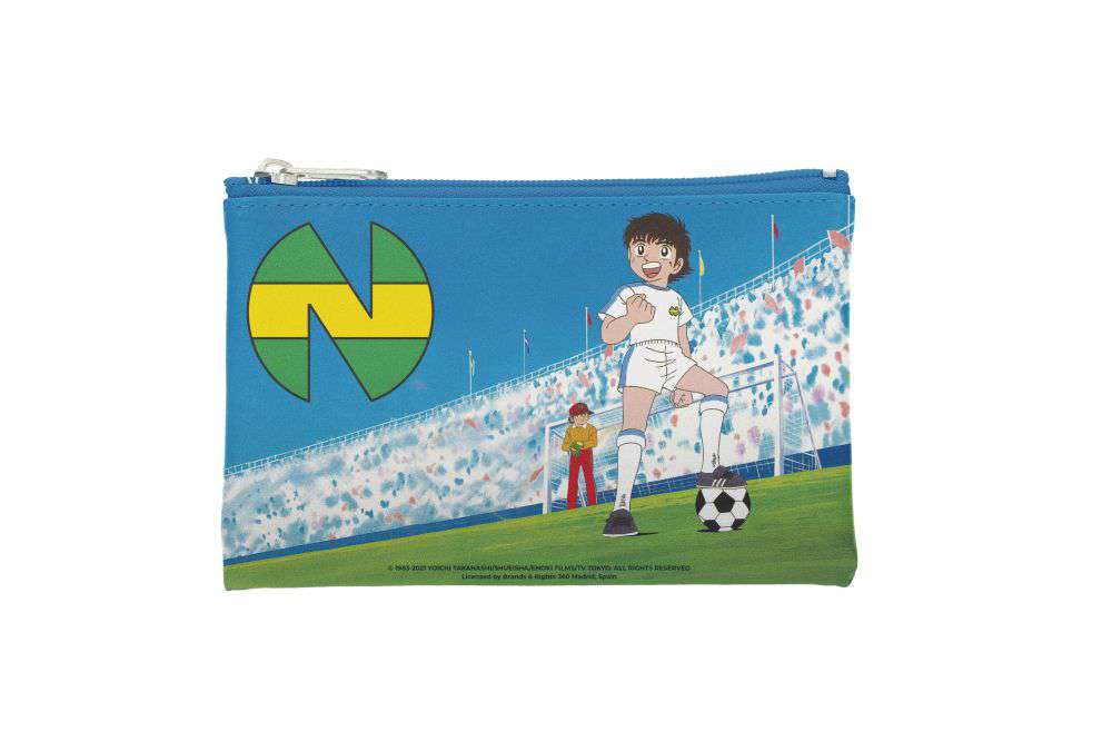 Captain Tsubasa Team Flat Pencil Case