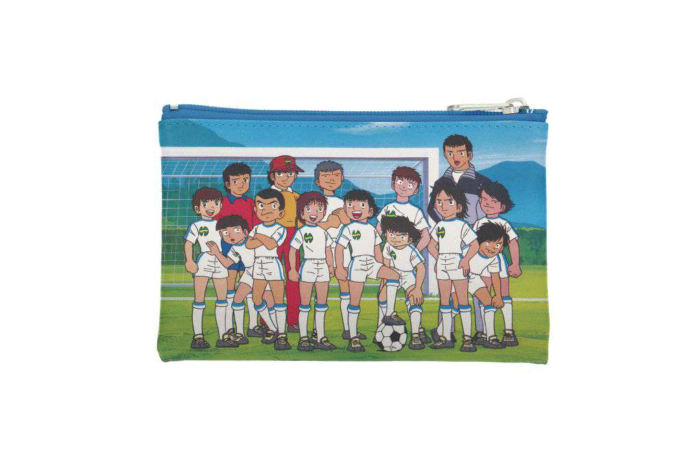 Captain Tsubasa Team Flat Pencil Case