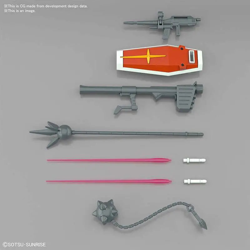 EG Gundam RX-78-2 Full Weapon set