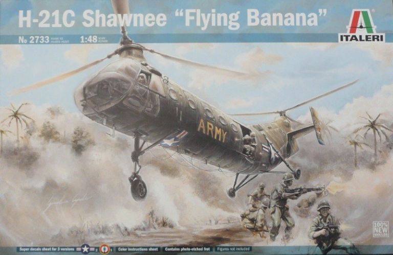 H-21C Shawnee flying Banana
