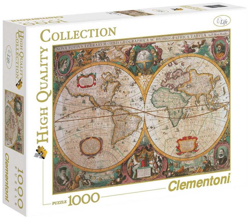 High Quality Puzzle 1000 pz Mappa Antica